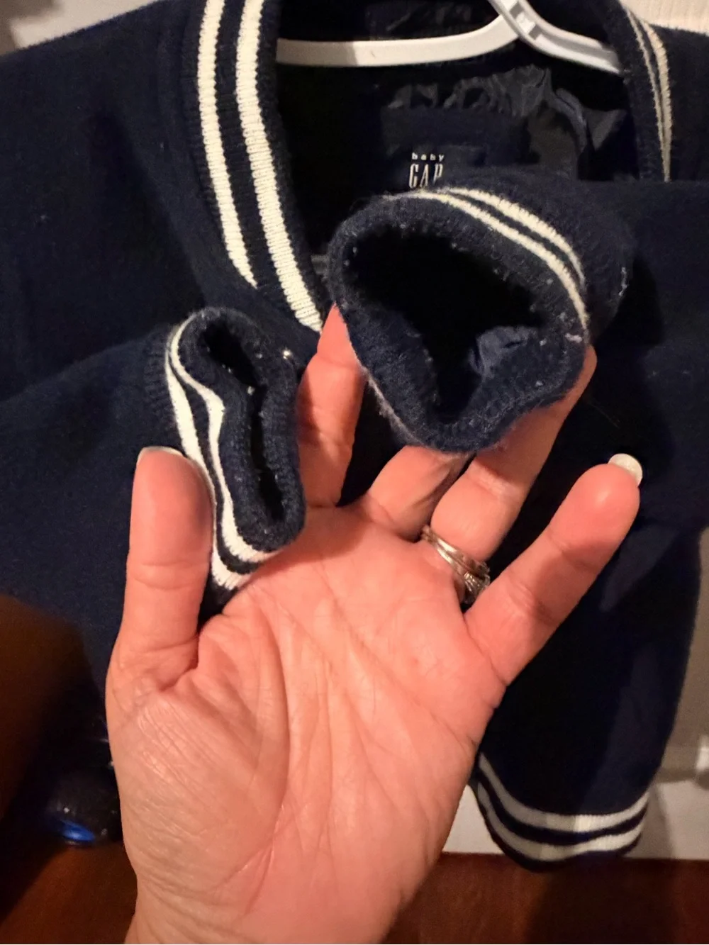 GAP Varsity Style Navy Jacket